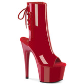 Pleaser Adore 1018 Red Patent Platform Shoes
